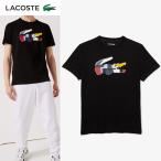ラコステ LACOSTE テニスウェア メンズ パッチワーク風クロックプリントウルトラドライTシャツ TH0822L-031 2022SS 『即日出荷』