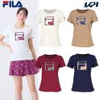 フィラ FILA テニスウェア レディース   グラフィックTシャツ VL2941 2024FW