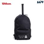 ウイルソン Wilson テニスバッグ・バドミントンバッグ・ケース  ONE BEAR BACKPACK BLACK バックパック ラケット1本収納可能  WR8008001001『即日出荷』
