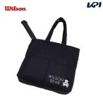 『即日出荷』ウイルソン Wilson テニスバッグ・バドミントンバッグ・ケース  ONE BEAR TOTE BLACK トートバッグ ラケット2本収納可能  WR8008101001