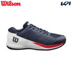 ウイルソン Wilson テニスシューズ メンズ   RUSH PRO ACE OMNI Navy Bl ラッシュプロエースオムニ WRS334130 2024SS『即日出荷』