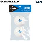 「数量限定」DUNLOP SOFTTENNIS BALL ダンロップ ソフトテニスボール 練習球 ヘッダー付き 2球入り 1袋『即日出荷』