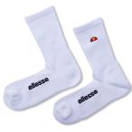 エレッセ Ellesse テニスアクセサリー ユニセックス 90レギュラーソックス90 Regular Socks EAC0855-WW