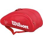 『即日出荷』 Wilson ウイルソン [FEDERER DNA 12 PACK RD フェデラーモデル WRZ830712]テニスバッグ