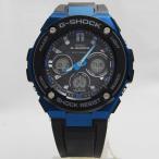 【即納】カシオCASIO Gショック ジーショック G-SHOCK 海外モデル G-STEEL ミドルサイズ電波ソーラー アナデジ メンズ GST-W300G-1A2