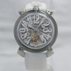 GaGa MILANO ガガミラノ マヌアーレ　48mm　クリスタル 6090.01【セール】【数量限定特価】