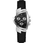 ハミルトン ベンチュラ クロノ Chrono Quartz レザー H24412732