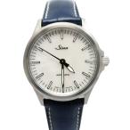 Sinn ジン 556.I.Perlmutt.W SS レザーストラップ ブルー BLUE