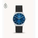 【正規品】スカーゲン　SKAGEN Grenen ウルトラスリム 二針 ミッドナイトレザー　サステナブル素材 37mm SKW6826