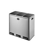 ダルトン(Dulton) 3 コンパートメント ビン 54L (18L×3列) ステンレス製ゴミ箱 ふた付き 大型 分別 ペダル式 K855-1203-3