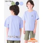クリフメイヤー キッズ KRIFF MAYER KIDS トップス 半袖 Tシャツ 子供服 綿 コットン ゆるキャラ アウトドア 通学 夏 2024SS 楽LUCK TEE アメフクラガエル