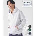 クリフメイヤー KRIFF MAYER メンズ ユニセックス パーカー スウェット 裏起毛 裏微起毛 古着風 コットン100 アメカジ ヘビーウェイト ピグメントハーフZIP