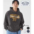 クリフメイヤー KRIFF MAYER メンズ ユニセックス パーカー スウェット 裏起毛 裏微起毛 古着風 コットン100 アメカジ ヘビーウェイト 加工パーカー 72