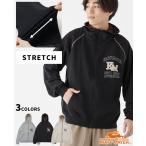 クリフメイヤー KRIFF MAYER メンズ ユニセックス 伸縮性 ストレッチ 長袖 スウェット 羽織り シンプル カジュアル  2025SS のび〜る 裏毛 ジップパーカー