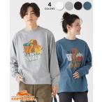 クリフメイヤー KRIFF MAYER メンズ ユニセックス 長袖 Tシャツ プリント 袖リブ クルーネック アメカジ 秋 春 POPコミックブラザーズロンT スナック