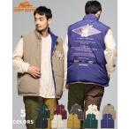 クリフメイヤー KRIFF MAYER メンズ ユニセックス リバーシブル 男女兼用 コーデュロイ アメカジ 冬 クリフ ラビット ひっくり 中綿 ベスト