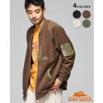 クリフメイヤー KRIFF MAYER メンズ ユニセックス 裏起毛 アウター カーディガン 羽織り 前開き ワンポイント ロゴ 刺繍 秋 冬 ブークレジップアップジャケット