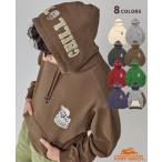 ショッピングステッカー クリフメイヤー KRIFF MAYER メンズ ユニセックス スウェット 綿100 カジュアル アメカジ チルタイム 裏起毛 パーカー フード ロゴ