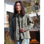 クリフメイヤー KRIFF MAYER メンズ ユニセックス アウター ブルゾン ダック デニム ジャケット ヴィンテージ風 アメカジ 春 秋 マルチポケットカバーオール