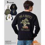 クリフメイヤー KRIFF MAYER メンズ レディース ユニセックス Tシャツ 長袖 バックプリント 2026SS スヌーピー 刺繍 ロンT 盆栽