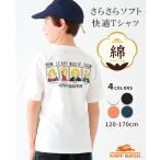 クリフメイヤー キッズ KRIFF MAYER KIDS Tシャツ 半袖 トップス バックプリント 綿 綿100 ストレッチ 伸縮性 小学生 中学生 2025SS 楽LUCK-T 怖くない音楽室