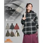 クリフメイヤー レディース KRIFF MAYER LADYS トップス 羽織り シャツパーカー 長袖 微起毛 綿100 チェック 無地 春 秋 冬 2025FW ビエラ フード シャツ