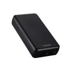 エレコム 20000mAh 2C PD20W モバイルバッテリー ブラック DE-C52-20000BK