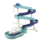 ショッピング流しそうめん 流麺 スライダーそうめん流し器 ミントブルー 組立式 D-6668