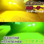 LED противотуманая фара клапан(лампа) 2 цвет переключатель зеленый желтый цвет H8 H11 H16 H3 H7 HB4 28000lm. свет Laser свет переключатель 