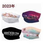 2023 大人用 個包装  お正月 新年 ＊国内検品＊即納  うさぎ 干支 3層構造    10枚入り 不織布  除菌  HS 使い捨てマスク  男女兼用マスク（22269)
