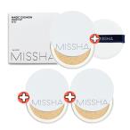 ショッピング韓国コスメ (本品1個+リフィル2個) ミシャ マジッククッション セット missha ミシャ クッションファンデーション 韓国コスメ 正規品