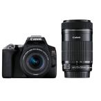 ショッピングEOS Canon（キヤノン） 一眼レフカメラ　２本レンズキット（標準ズーム＋望遠ズーム） EOS Kiss X10 KISSX10-WKIT(BK)