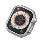 エレコム アップルウォッチ カバー Apple Watch Ultra 49mm バンパー ハード AW-22CBPPCR