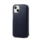  Elecom iPhone 15 soft кожанный кейс блокнот type магнит есть NEUTZ PM-A23APLFY2NV