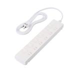 エレコム 電源タップ 延長コード コンセント 2m 2P 6個口 T-KF07-2620WH