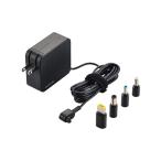 エレコム ノートパソコン用ACアダプター(65W/変換コネクター付属) ACDC-TP9565BK