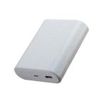 エレコム ナトリウムイオン電池モバイルバッテリー DE-C55L-9000LGY