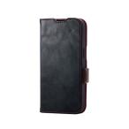  Elecom iPhone 16e soft кожанный кейс магнит есть ударопрочный стежок PM-A25SPLFYBK