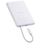  Elecom кабель в одном корпусе половина . body мобильный аккумулятор (5000mAh/20W) DE-C83-5000WH