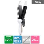 ショッピング2way Panasonic（パナソニック） コンパクトブラシアイロン 26ｍｍ 2Way 海外電圧対応 EH-HV41-W