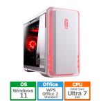マウスコンピュータ G TUNE デスクトップパソコン DG Win11 Home Core Ultra 7 プロセッサー 265 GeForce RTX 5060 Ti DGI7G6TKS21FWW25H