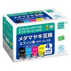 ショッピングエプソン エコリカ エプソン用 MED-4CL 互換（4色パック）リサイクルインクカートリッジ ECI-EMED-4P
