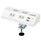 ELPA USB концентрация переключатель есть стол ответвление 4 выход 2m WLS-DS4232SUA(W)