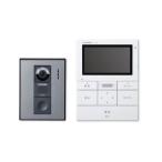 ショッピングアイリス アイリスオーヤマ テレビドアホン（モニター付き親機TD-M30＋カメラ付き玄関子機TD-B10） TD-SM3010T-WSH