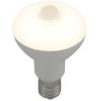 オーム LED電球 レフランプ形 E17 40形相当 人感・明暗センサー付 LDR4L-W/S-E17