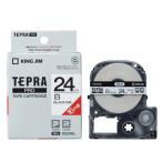 キングジム 「テプラ」PROテープカートリッジ 白ラベル ロングタイプ SS24KL