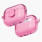 ショッピングairpods proケース UNIQ（ユニーク） AirPods Pro 3用ケース　Glase Pro  Protective Clear Case with Clasp Lock UNIQ-AIRPODSPRO3-GLSPCPNK