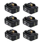  Makita сменный аккумулятор 18V BL1860B( зеленый ) LED осталось количество отображать есть 6 шт. комплект Makita сменный аккумулятор 18V 6.0Ah None
