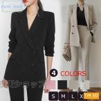 パンツスーツ レディース 2点セットパンツ黒スーツ 韓国風長袖 ジャケット＋パンツス一ツ夏物入園式スーツフォーマル パーティー 通勤結婚式〜XL/2020新作