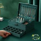 　ジュエリーボックス アクセサリーケース アクセサリー収納 コンパクト ピアス ネックレス 指輪 保管 携帯 小物入れ 可愛い 旅行 大容量 宝石箱